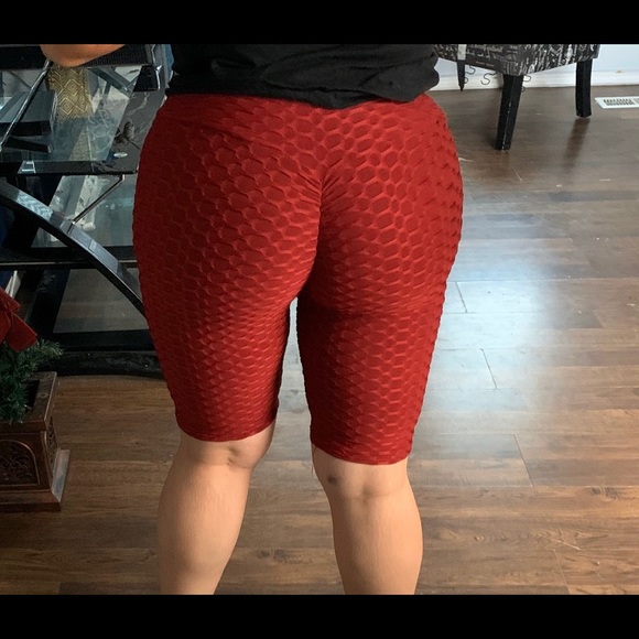 Biker shorts (burgundy last size - Picture 2 of 2